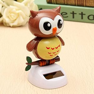 Bólogató bagoly - napelemes dísz autóba, íróasztalra (BBKM) (SB) - Image 3