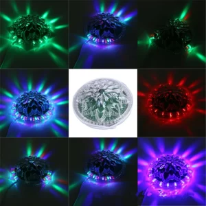 Virág alakú LED diszkólámpa - 3,5W (BBV) (FX) - Image 6