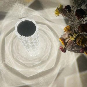 Érintésvezérelt vezeték nélküli henger alakú asztali lámpa USB porttal - hideg- és melegfehér fényű hangulatvilágítás (BBJ) - Image 8