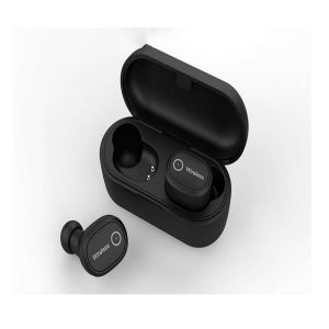 M12 vezeték nélküli 5.0 Bluetooth-os mini fülhallgató, praktikus tokkal - telefonáláshoz, zenehallgatáshoz - fekete (BBV)(FX) - Image 3