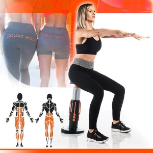 SQM alakformáló és farizom erősítő eszköz - guggolás könnyítő fitness edzőszék, 15 különböző guggolási variáció (BBV) - Image 6