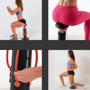 SQM alakformáló és farizom erősítő eszköz - guggolás könnyítő fitness edzőszék, 15 különböző guggolási variáció (BBV) - Image 4