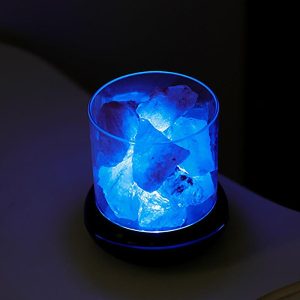 Hangulatlámpa himalája só kristályokkal, állítható színű LED fénnyel és aroma párologtató funkcióval (THM) - Image 3