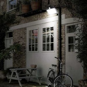 100 LED-es szürkület- és mozgásérzékelős kültéri szolár lámpa különálló paneles, vízálló solar világítás (BBL) - Image 10