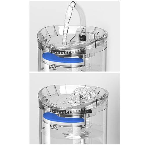 2 az 1-ben automata ivóvíz szökőkút kisállatoknak – kisállat itató csap szűrőrendszerrel, 2L55