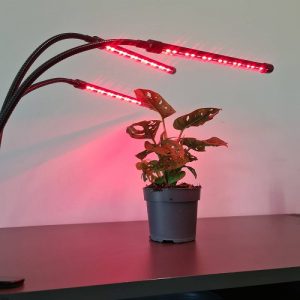 Flexibilis csíptethető-, és állítható 3 karos LED növénynevelő lámpa - 3 világítási móddal, 9 állítható fényerősséggel (BBV) - Image 5