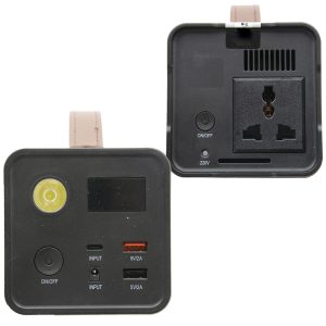 Többfunkciós, hordozható töltőállomás - 68000 mAh PowerStation - 5V / 9V / 220V kimenettel (BBV) - Image 4