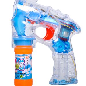 Buborékfújó pisztoly átlátszó műanyagból LED világítással - gyerekeknek, fotózáshoz, esküvőre (BBJ) - Image 6