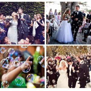 Buborékfújó pisztoly átlátszó műanyagból LED világítással - gyerekeknek, fotózáshoz, esküvőre (BBJ) - Image 4