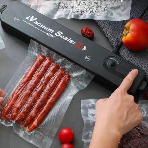 Vákuumfóliázó gép - élelmiszer tartósító vákuumcsomagoló készülék - 90W, fekete  (BBM)(BBV) - Image 4
