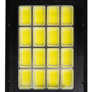 240 LED-es kültéri, mozgásérzékelős szolár napelemes lámpa - 4 világítási móddal, hideg fehér (BBD) - Image 6