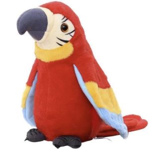 Interaktív, beszélő és táncoló színes plüsspapagáj gyerekeknek (BBJ) - Image 9