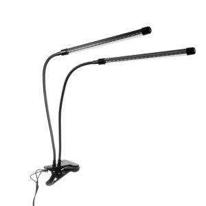 Flexibilis csíptethető-, és állítható 2 karos LED növénynevelő lámpa - 3 világítási móddal, 9 állítható fényerősséggel (BBM) (ST) - Image 13