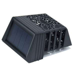 Dekoratív kültéri napelemes LED lámpa áttört mintával - mini dekor lámpa lépcsőre, kerítésre (BBV) - Image 5