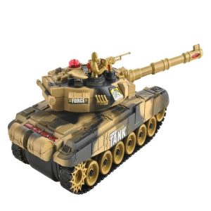 KING nagyméretű, valósághű távirányítós AKKUS tank gyerekeknek - hang-, és fényhatásokkal (BBJ) - Image 6