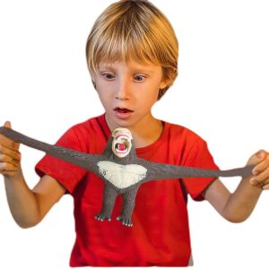 Dühös majom alakú stresszlabda - nyomkodható, feszültség levezető játék gumiból (BBJ) - Image 2