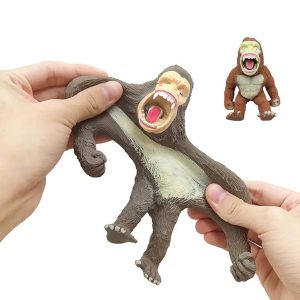 Dühös majom alakú stresszlabda - nyomkodható, feszültség levezető játék gumiból (BBJ) - Image 4