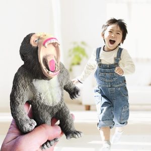 Dühös majom alakú stresszlabda - nyomkodható, feszültség levezető játék gumiból (BBJ) - Image 6