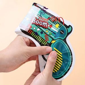 Automatikusan felfújódó, konfetti kilövő pisztoly - party játékpisztoly csillogó konfettivel - 10 db-os csomag (BBJ) - Image 4