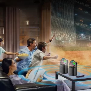 ZQS-1440 Bluetooth hangszóró 1500mAh akkumulátorral és RBG fényekkel a nyári bulikhoz - 2in1 hangszóró és mini ventilátor (BBV) - Image 6