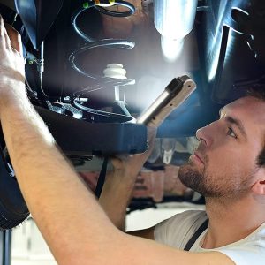 FT-18 kihajtható munkalámpa 7 világítási móddal, 3600mAh tölthető akkumulátorral és telefontartóval - szerelés közben mágnessel rögzíthető (BBV) - Image 3