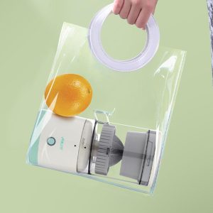 USB elektromos citrus- és gyümölcsfacsaró - nagy kapacitású gyümölcslé készítő - 0,6 L (BBV) (BBA) - Image 6