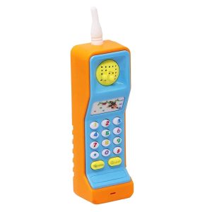 Zenélő, retro mobiltelefon alakú elemes játék babáknak gombokkal és hanghatásokkal (BBJ) - Image 6