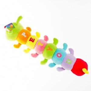 Hatalmas 3in1 szivárvány hernyó - 12 lábú színes plüss kukac - alvóka, játék és kiságy párna - 70 cm  (FX) (BBJ) - Image 6