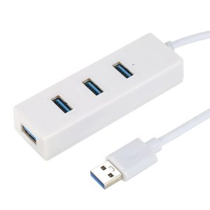 Hi-speed 4 portos USB 2.0 hub 1 méter hosszú kábellel - praktikus, gyorstöltő USB elosztó (BBD) (BBV) - Image 5