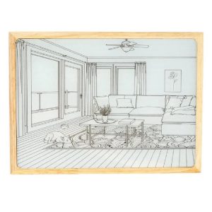 Mesés fényfestmény állítható színhőmérséklettel és fényerővel - képkeretbe épített éjszakai LED világítás - 20x26 cm (BBJ) - Image 8