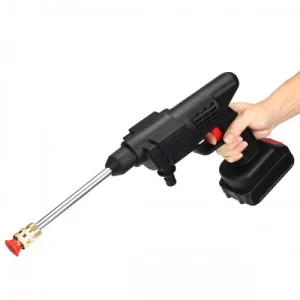 Autómosó pisztoly 2 db akkumulátorral- 120 liter/óra sebességgel, 5 méter hosszú csővel és 24Bar üzemi nyomással (BBV) - Image 3