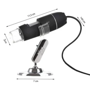 Digitális mikroszkóp - 1600-szoros nagyítás, 8 ultrafényes LED (BBV) - Image 10