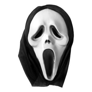 Sikoly maszk hálós csuklyával - halloween-i, farsangi buliba, jelmezbálba - egyméretes (BBL) - Image 4