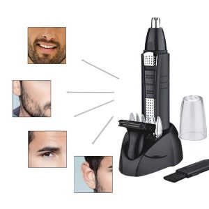 Surker multifunkciós elektromos arcszőrzet nyíró - orr, fül, bajusz-, és szemöldök nyírására is alkalmas (BBL) - Image 3