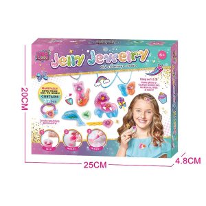 Zselés formaöntő szett gyerekeknek - készíts csillámos kulcstartókat, medálokat, hajcsatokat (BBJ) - Image 6