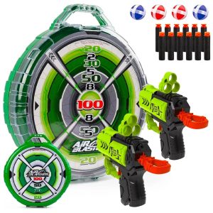 Air Blaster céllövő készlet 2 játékfegyverrel, céltáblával, és rengeteg tölténnyel (BBJH) (BBE) - Image 1