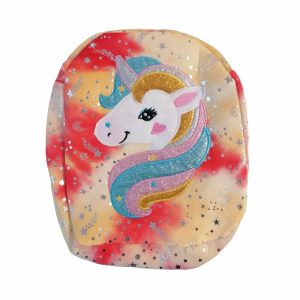 Csillogó és világító unikornis hátizsák kislányoknak beépített LED-ekkel, puha plüss anyagból - 23 x 7 x 28 cm (FX) (BBLPJ) - Image 3