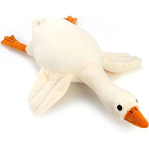 Aranyos plüss liba - pihe-puha tapintású, fehér játék liba - 90 cm (BBLPJ)(BBE) (BBJ) - Image 13