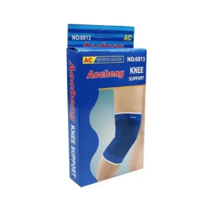 Gumis térdrögzítő - egyméretes, kényelmes, tehermentesítő izületvédő térdszorító - 2 db - kék (BBKM) - Image 7