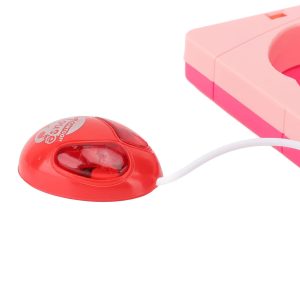 Készségfejlesztő játék laptop kislányoknak - mozgó képernyővel, zenével és fényhatásokkal - rózsaszín (BBJ) - Image 7