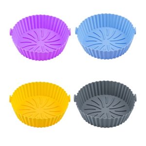Air fryerbe helyezhető szilikon sütőkosár - 16 cm-es, könnyen tisztítható, többször használható szilikon betét - 1 db (BBM) - Image 10