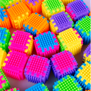 72 darabos tüsi építőjáték szett - színes készségfejlesztő építőkocka (BBMJ) - Image 6