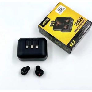 M88 vezeték nélküli Bluetooth fülhallgató LCD kijelzővel és beépített powerbank 3 féle kábellel 2000mAh  (BBV) - Image 9