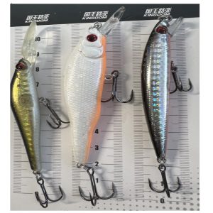 Golyókkal ellátott 3 különböző méretű wobbler csalihal szett (BBJH) - Image 4