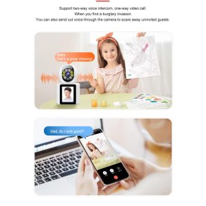 Intelligens vezeték nélküli Wifi HD kamera beépített kijelzővel (BBV) - Image 14