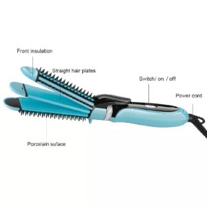 3in1 professzionális hajformázó - fésül, kreppel és egyenesít - szalonszépségű haj akár minden nap! (BBV) - Image 4