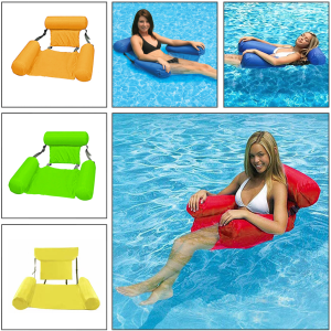 Felfújható kényelmes vízi lebegő pihenő fotel kartámasszal (BBV) - Image 17