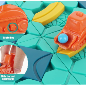Logikai autós puzzle 118 kaland labirintuspálya játék gyerekeknek (BBLPJ) - Image 3