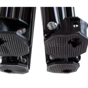 Összecsukható és könnyen hordozható kempingszék italtartós karfával és 100 kg teherbírással - szürke horgászszék (BBL) - Image 13