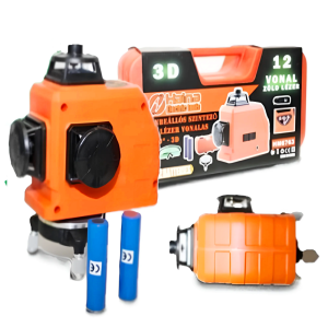 Önszintező 12 soros keresztvonalas szintezőlézer készlet praktikus kofferban - HM6763 (BBD) - Image 10